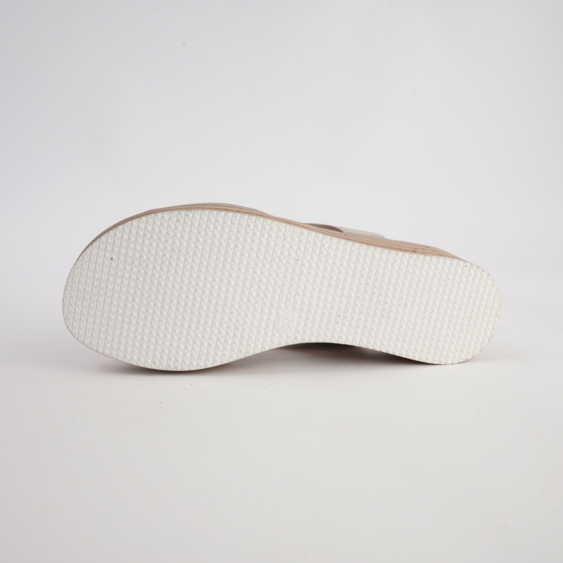 Christa Almond Leather Sandals