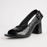 Mentha Black Patent Heels - NU BY NEO | Shouz