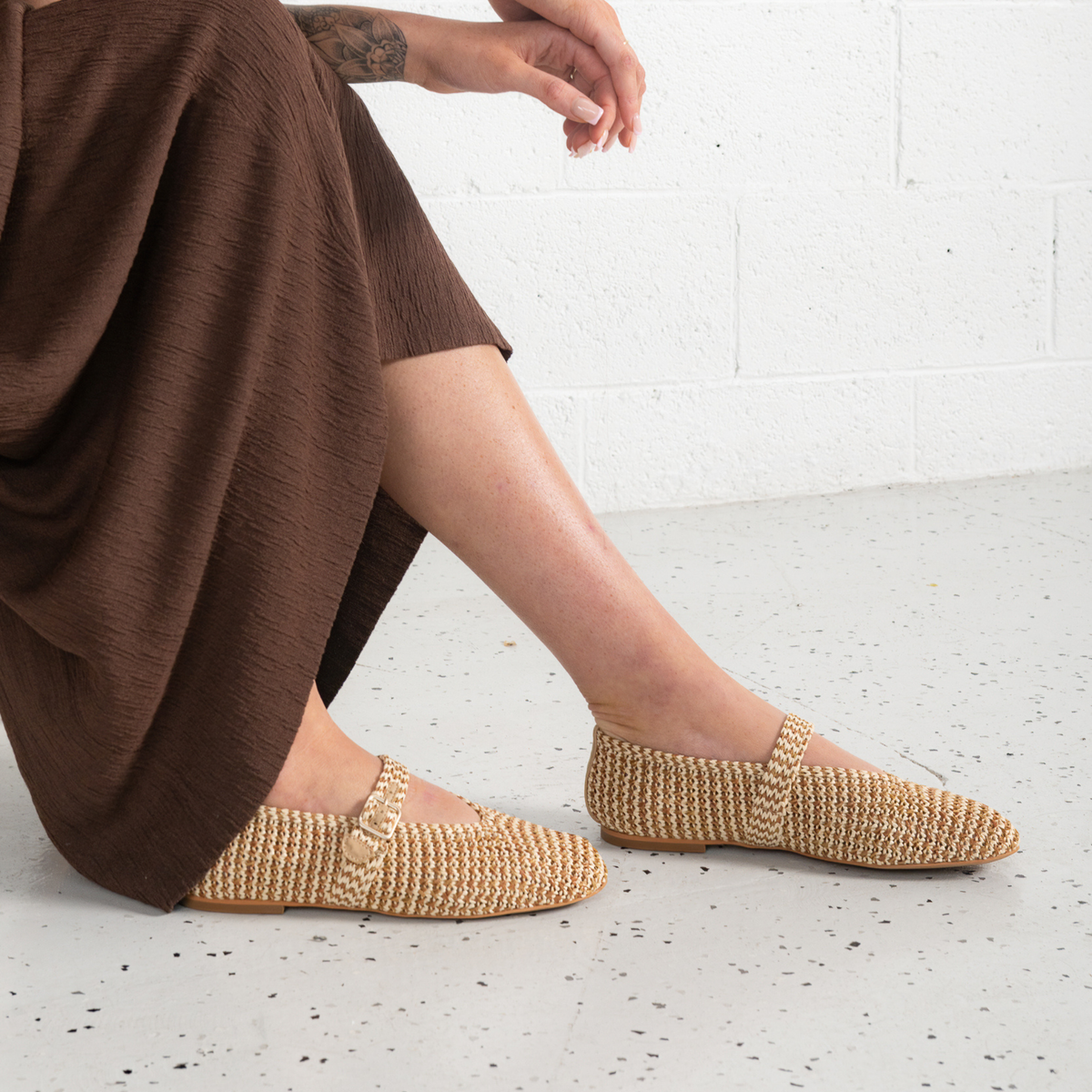 Santalum Caramel Ballet Flats - EOS FOOTWEAR | Shouz