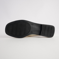 Luna Gold Leather Flats