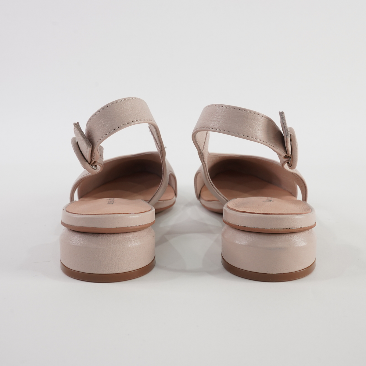Frankiel Nude Leather Heels - DJANGO AND JULIETTE | Shouz