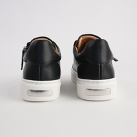 Elly Black Leather Sneakers