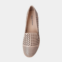 Alycia Nude Leather Loafers