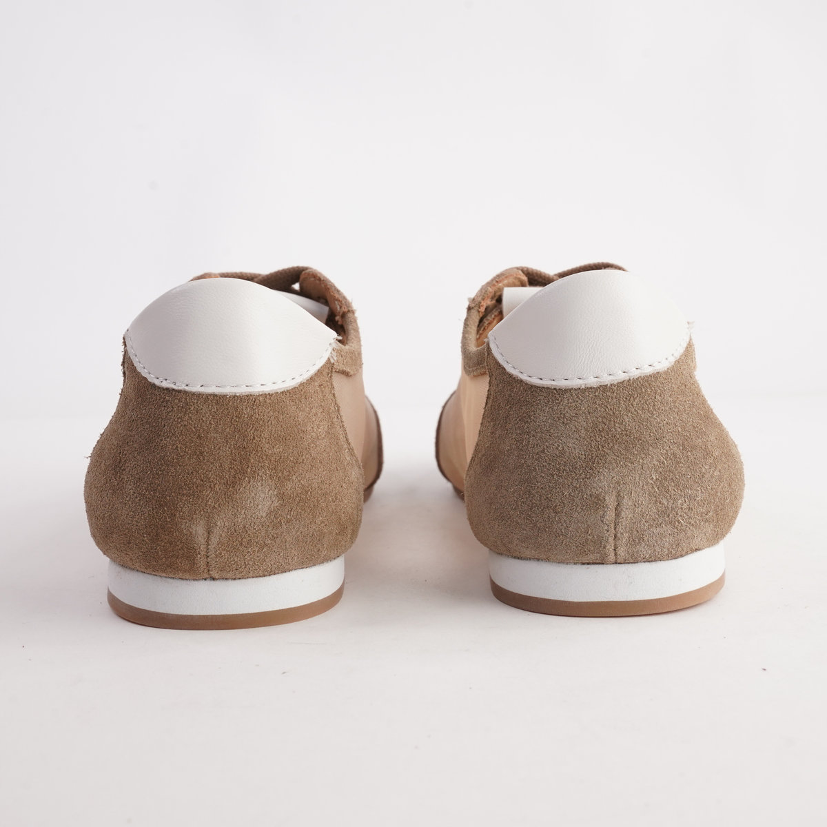 Ruby Sand Suede Sneakers - WITH GRACE | Shouz