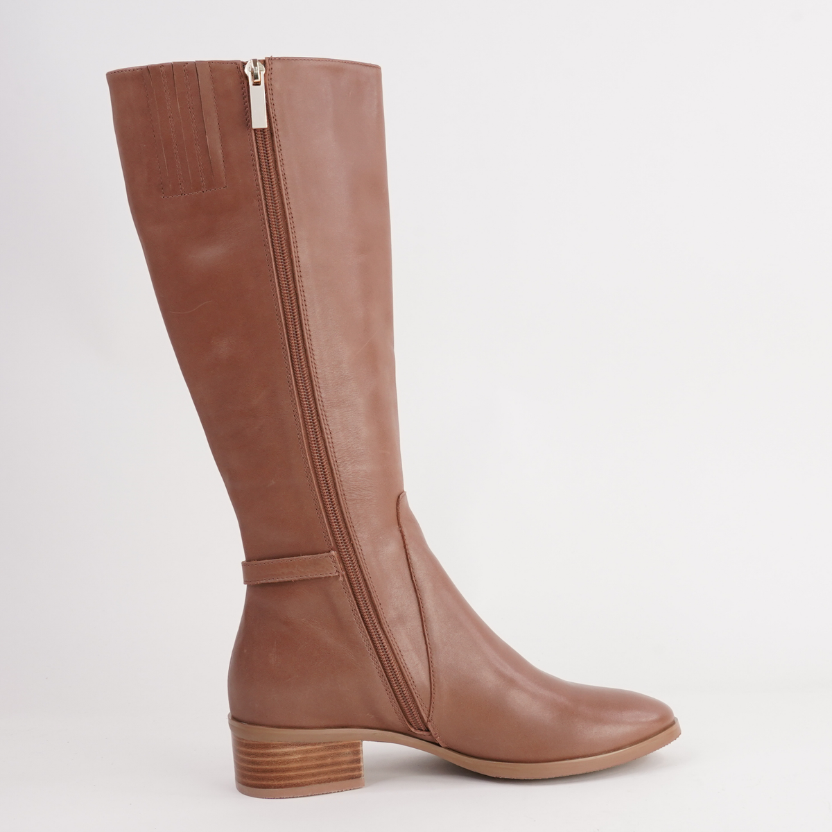 Tenrey New Cognac Leather Boots - DJANGO AND JULIETTE | Shouz