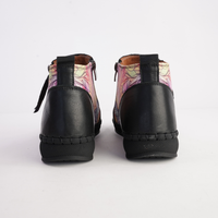 Regan Black Fall Leather Ankle Boots - SALA | Shouz