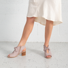 Banana Café Leather Heels