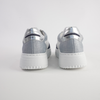 Demi White/ Denim Leather Sneakers