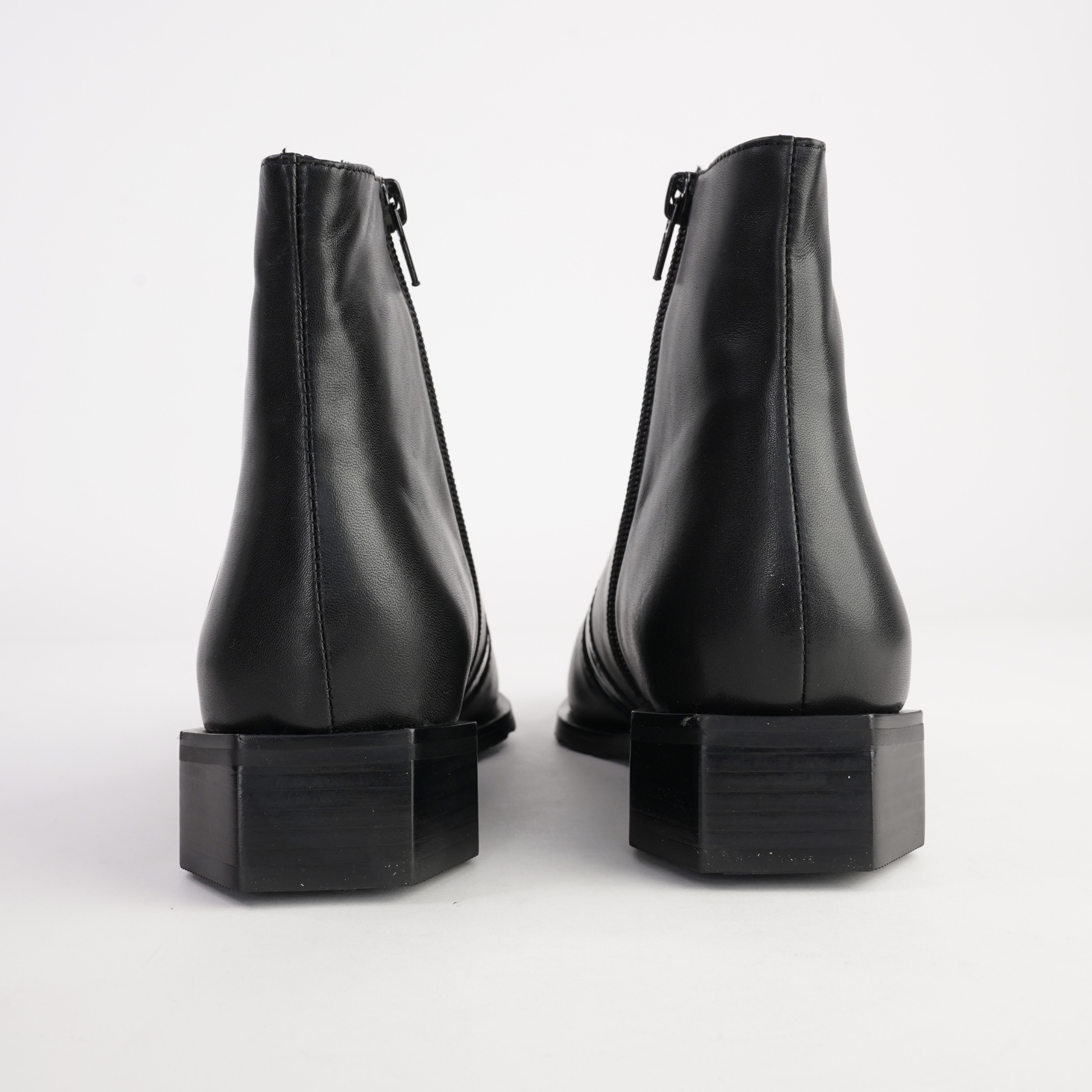 Rollo Black/ Patent Leather Ankle Boots - BRESLEY | Shouz