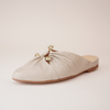 Fibby Almond Leather Flats