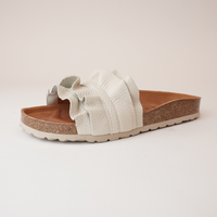 Rocio Crudo Leather Slides