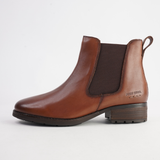Kate 12 Cognac Leather Ankle Boots - JOSEF SEIBEL | Shouz