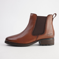 Kate 12 Cognac Leather Ankle Boots - JOSEF SEIBEL | Shouz