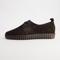 Huston Choc Suede Leather Sneakers
