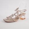 Morine Nude Leather Heels