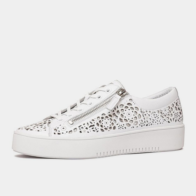 Leitha White Leather Sneakers