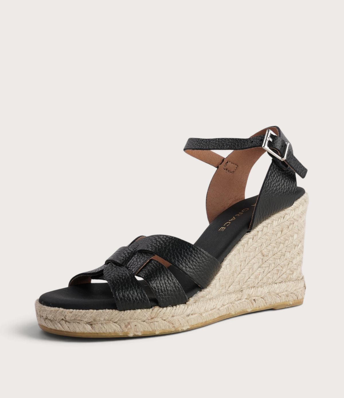 Sophia Doya Negro Espadrille Wedges