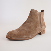 Nakta Light Choc Suede Leather Ankle Boots