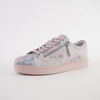 Jelorias Pastel Floral/ Pink Sole Leather Sneakers