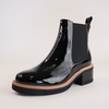 Patrol Black Patent Leather Boots