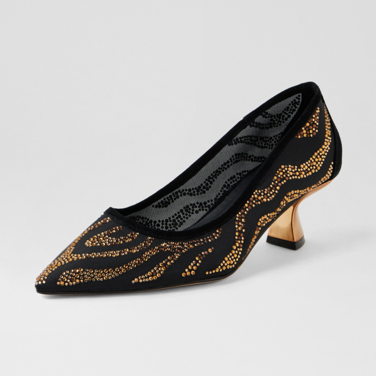 Lermany Black/ Bronze Multi Heels - DJANGO AND JULIETTE | Shouz