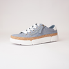 Torayne Blue Denim Leather Sneakers