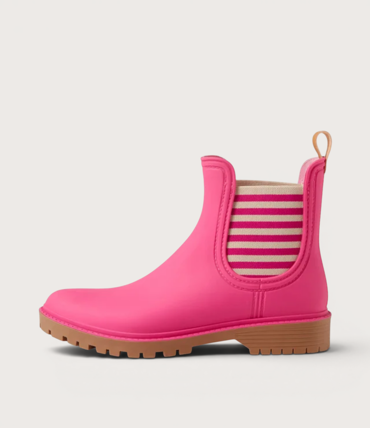 Laurina Fuschia Stripe Gumboots