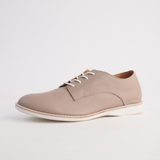 Derby Super Soft Clay Leather Lace Up Flats