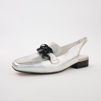 Randal Siver/ Black Leather Loafers