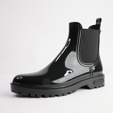 Gaudi Negro Brillo Gumboots - VERBENAS | Shouz