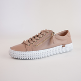 Jonza Latte Leather Sneakers