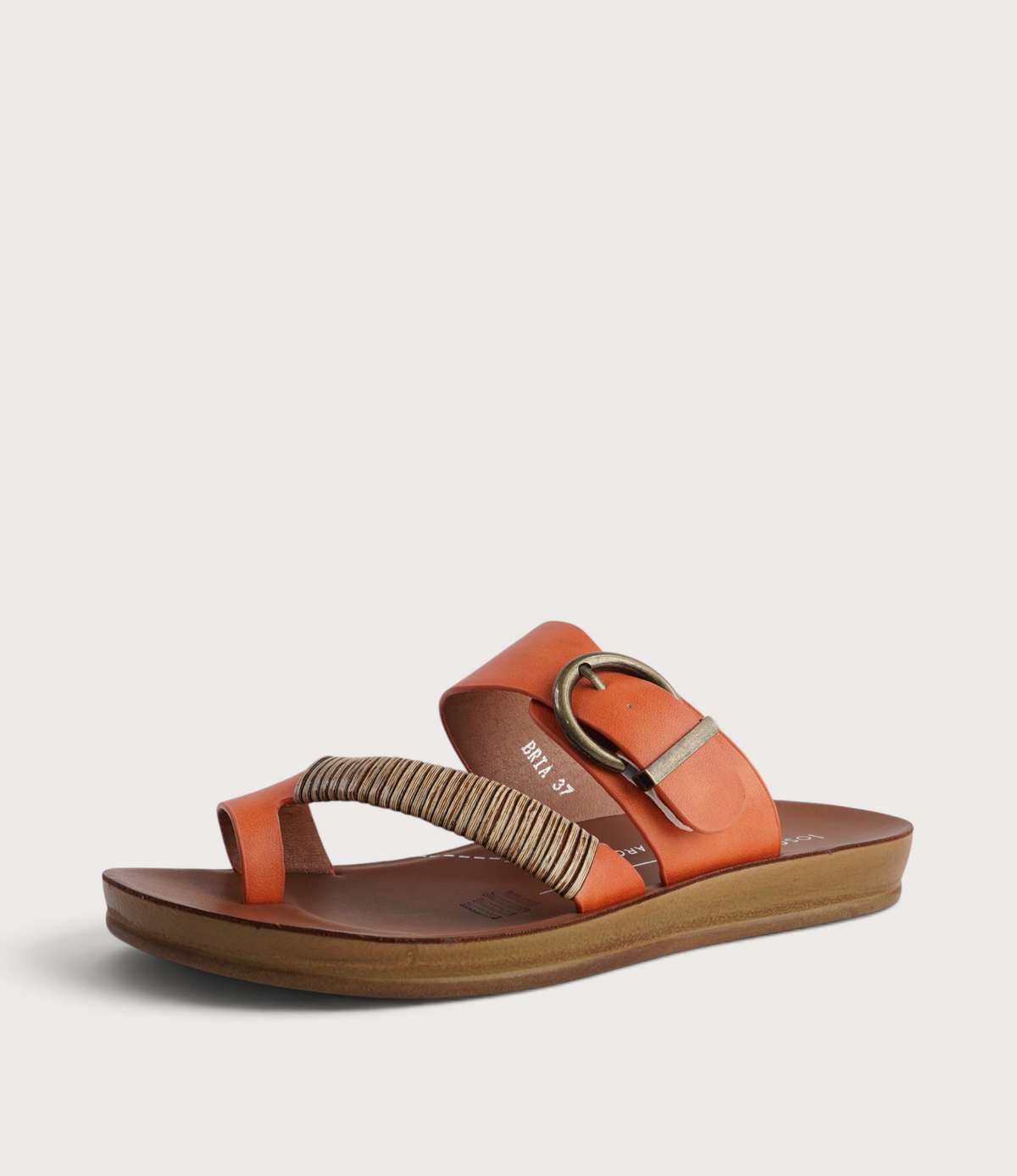 Bria Tangerine Sandals