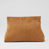 Aevie Camel Suede Clutch - MOLLINI | Shouz