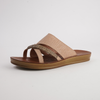 Bride Caramel Raffia Slides