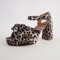 Sam Tan Leopard Heels