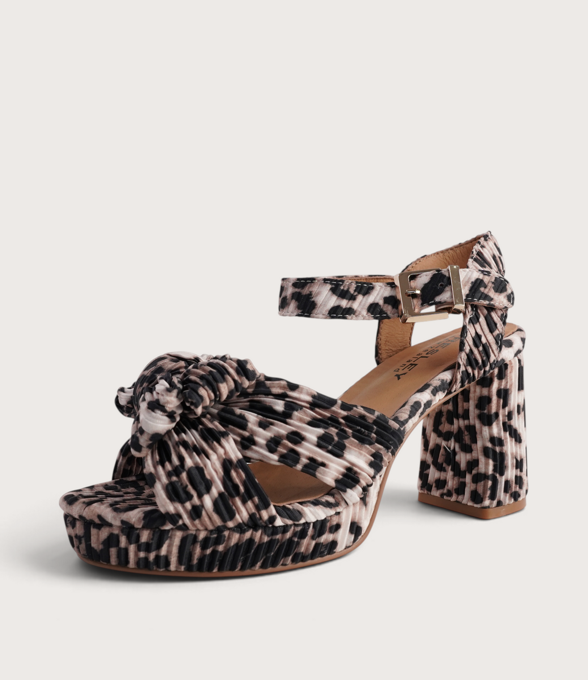Sam Tan Leopard Heels