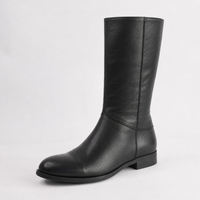 Gas Black Calf Boots - SALA | Shouz