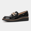 Ozama Black Patent Leather Loafers