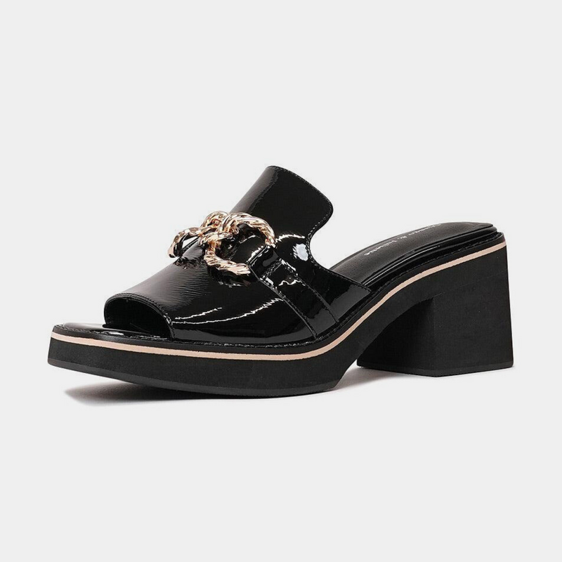 Jamms Black Patent Leather Heels