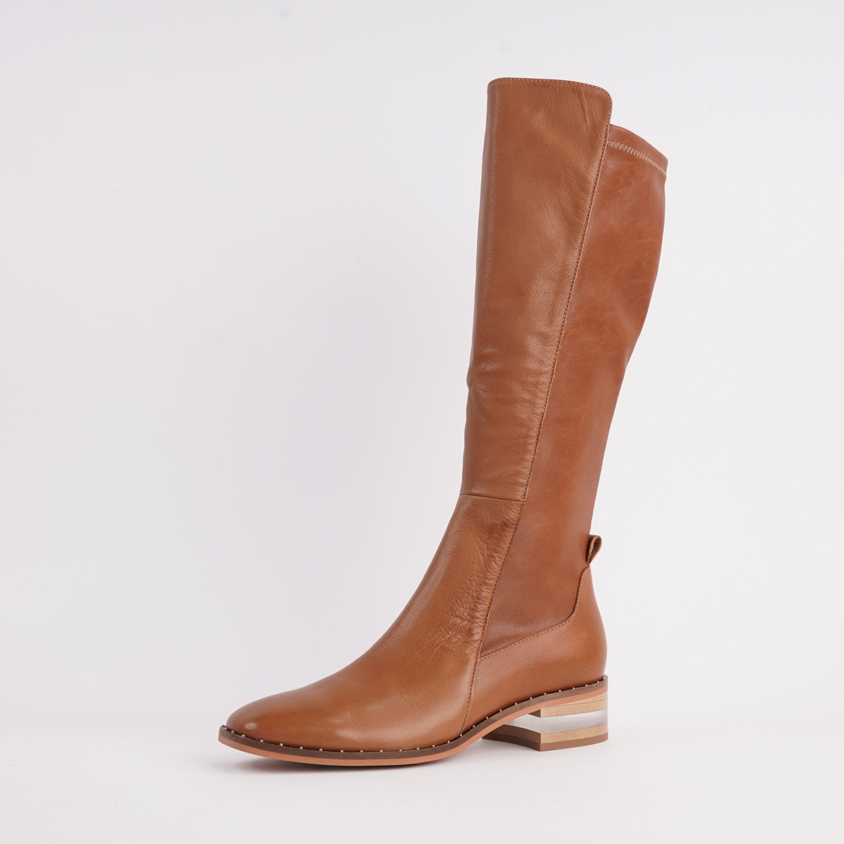 Folmy Drambuie Leather Knee High Boots - DJANGO AND JULIETTE | Shouz