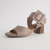 San Anton Dark Stone Leather Heels