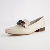 Roam Swan/ Cafe Leather Loafers - BRESLEY | Shouz