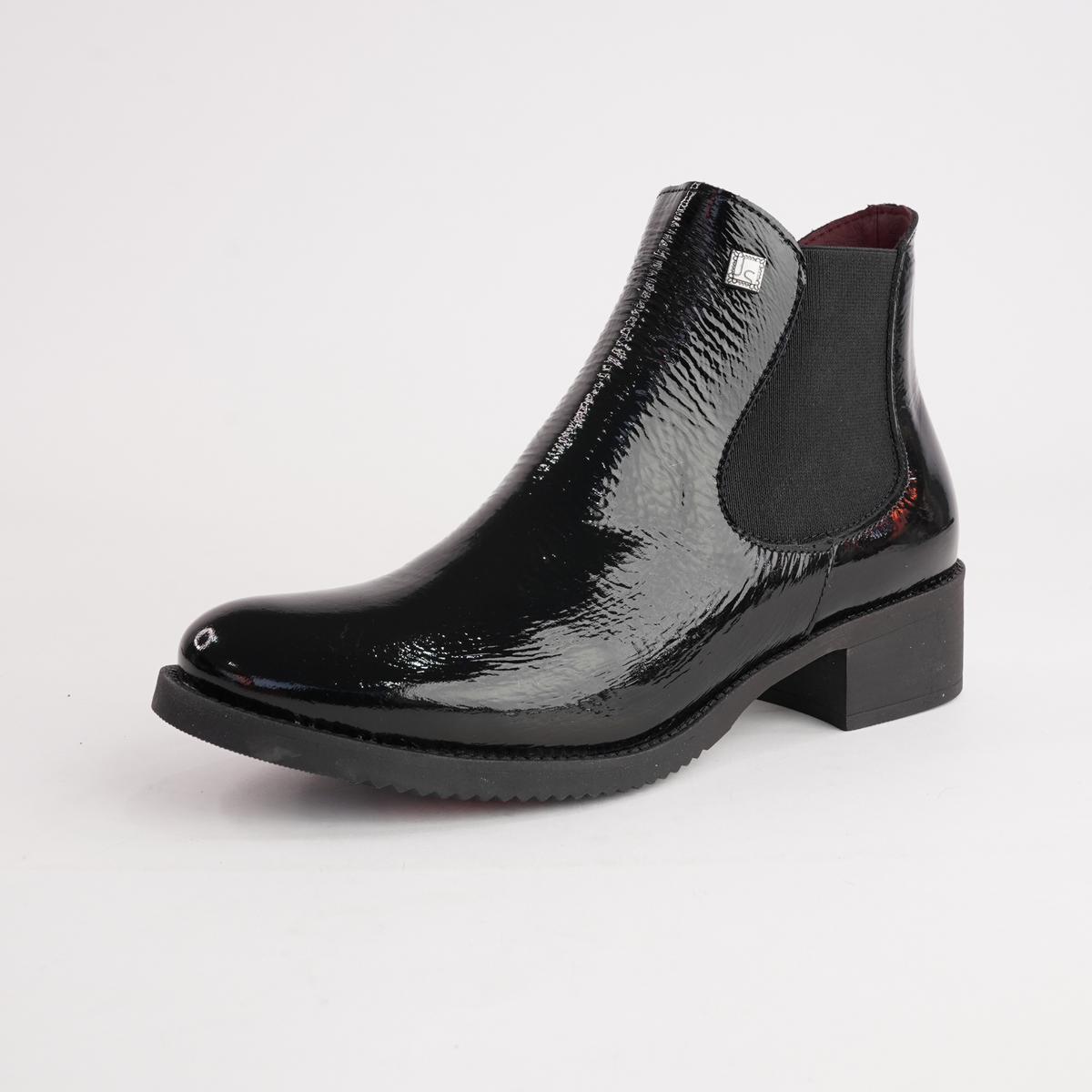 Js-2181 Black Patent Leather Ankle Boots - JOSE SAENZ | Shouz