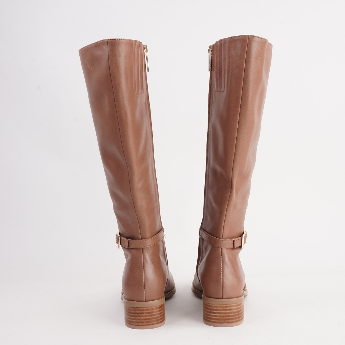 Tenrey New Cognac Leather Boots - DJANGO AND JULIETTE | Shouz