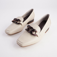 Roam Swan/ Cafe Leather Loafers - BRESLEY | Shouz