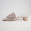 Heda Nude Multi Leather Heels