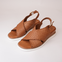 Wendy Coconut Leather Sandals