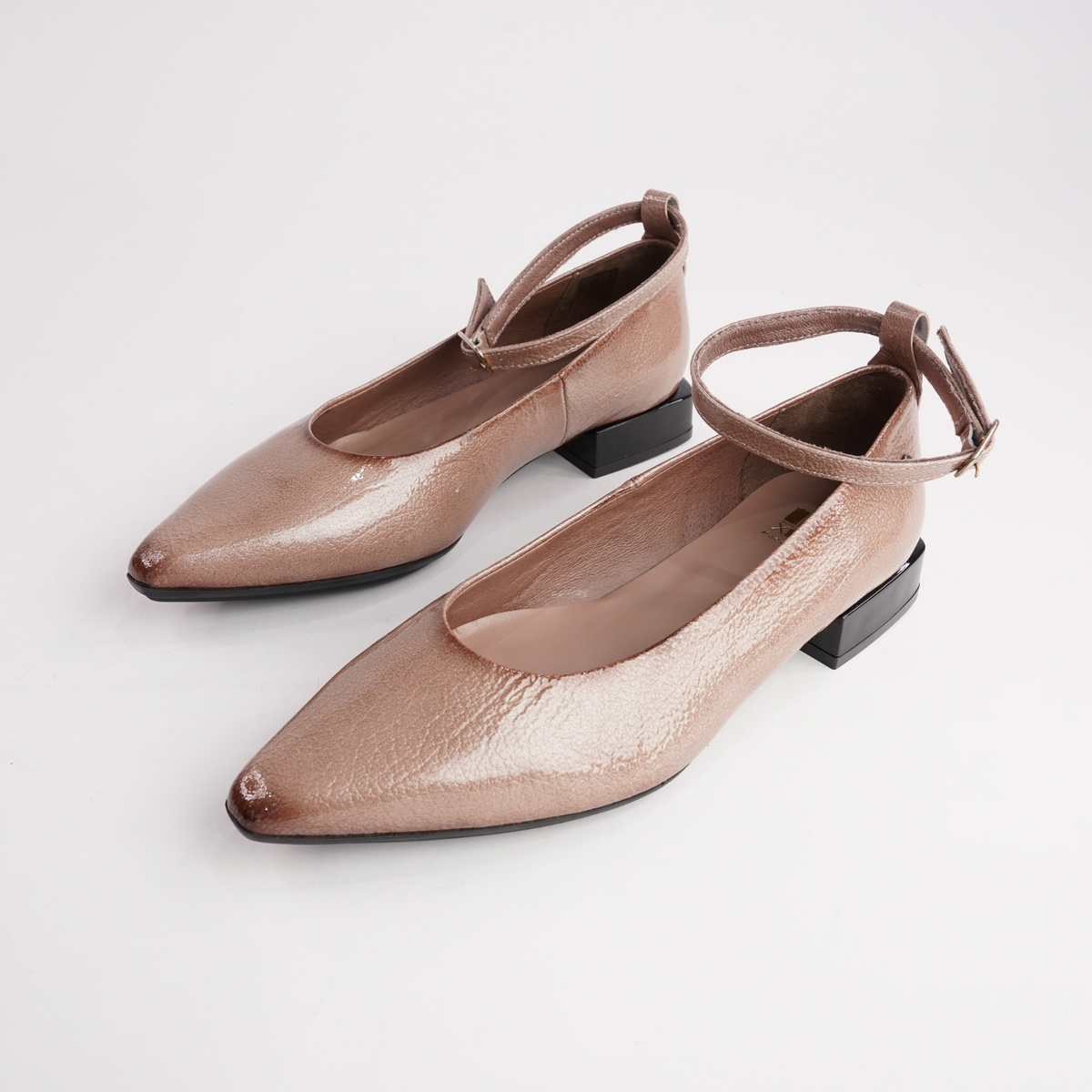 Luna Rosa Patent Leather Flats - NU BY NEO | Shouz