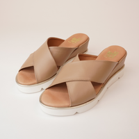 Kiren Nocciola Leather Sandals