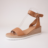 Irish Dark Tan Leather Sandals